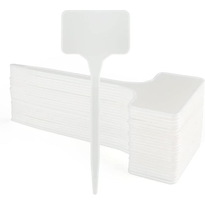 500 Étiquettes Pour Jardin - PVC Imperméable 10x2 Cm - Colorées - Pour Plantes, Potager, Semis - Réutilisables
