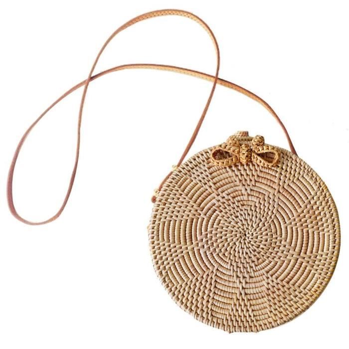 sac rond osier bandouliere