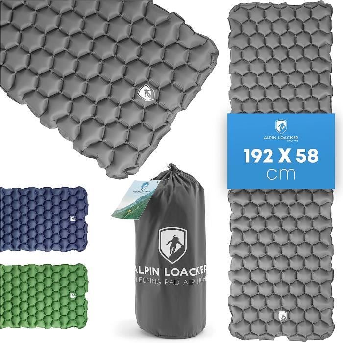 Matelas Isolant Alpteq IXPE – Plage, 186x56 Cm, R=2,2, 430 G, Compact, Pour Camping Et Randonnée