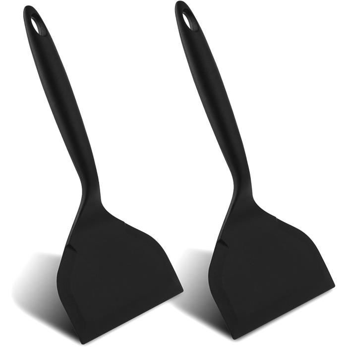 Spatola Sottile Da Cucina In Silicone Con Manico In Legno | MUJI - Foto 2