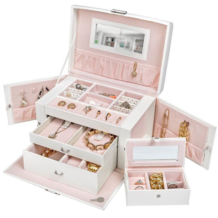 * Lot de 3 boîtes gigognes en bois de pin dd148-150 mémoire stockage boîte bijou