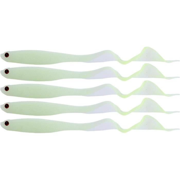 10 Leurres Souples En Plastique 11cm - Larves Et Vers Pour Pêche En Eau Douce Et Mer