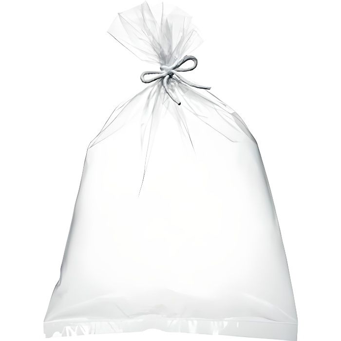 Sac a discount main plastique transparent