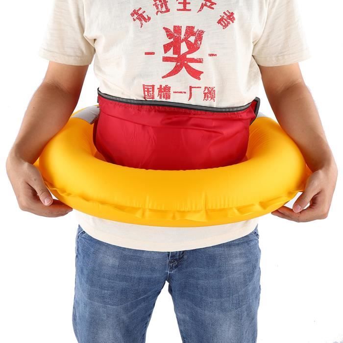 Ceinture De Flottaison Gonflable - Sifflet Et Bandes Réfléchissantes - Pour Kayak, Paddle, Pêche