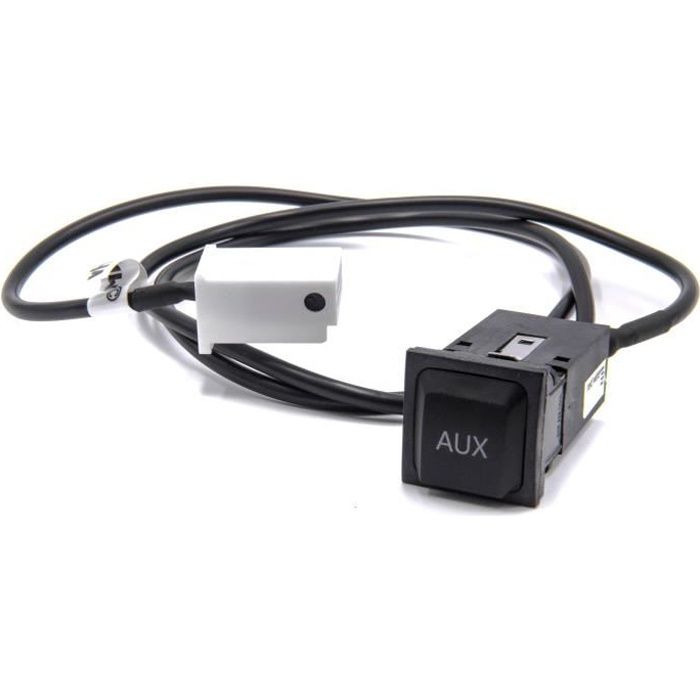 vhbw Câble adaptateur auxiliaire autoradio pour Auto VW, Skoda, Audi, Seat RCD200, RCD210, RCD300, RCD310, RCD500, RCD510, MFD2,