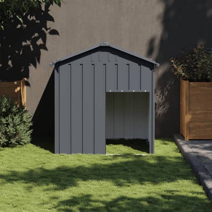vidaXL Niche pour chien acier - vue 2