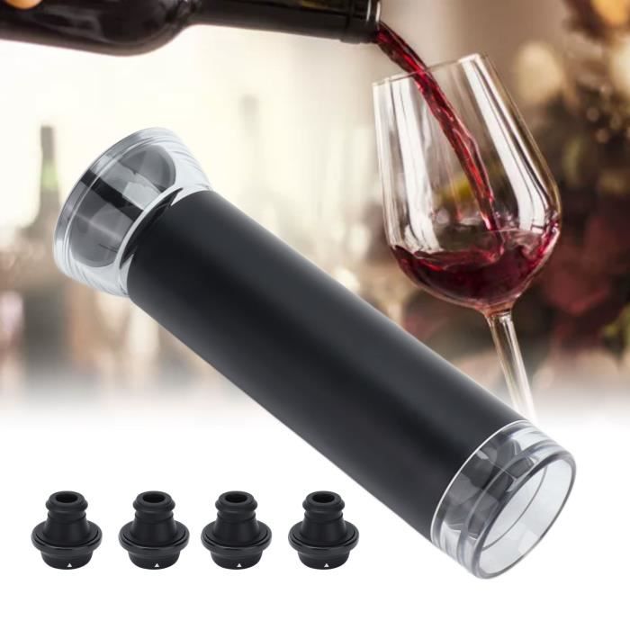 DUO pompe à vin Pompe manuelle d'économiseur de vin avec 4 bouchons de  bouteille sous vide économiseur de vin portable pour neuf - La cave  Cdiscount