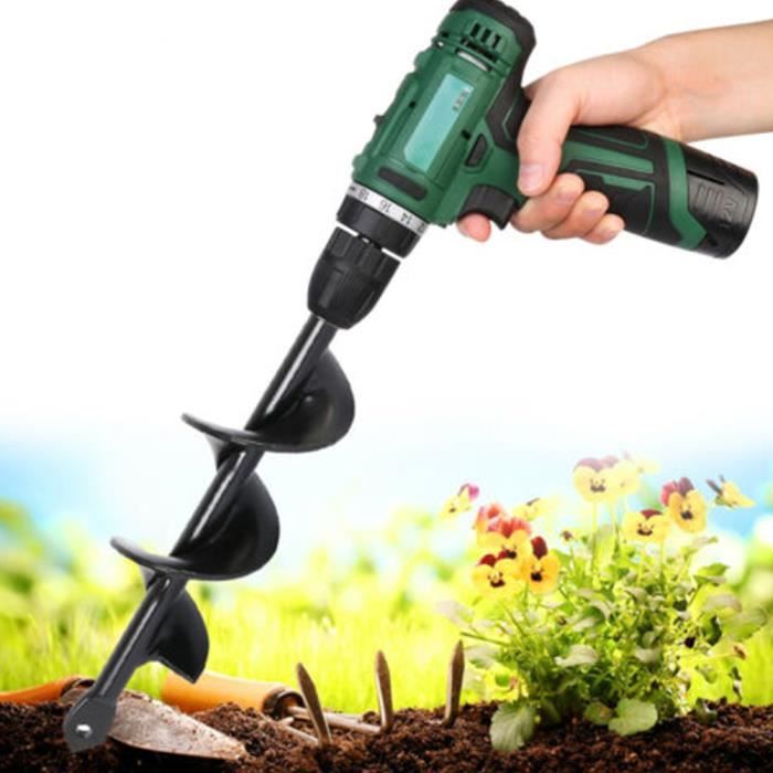 Foreuse Foret Jardin Foreuse Foret à tarière Foret Bit Attachment Yard Tool Plant ...
