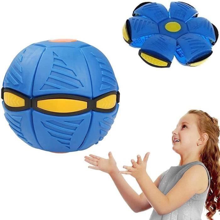 Frisbee déformable avec lumière - WIRLSWEAL - Jouet plat pour enfant de 3 ans et plus - Bleu