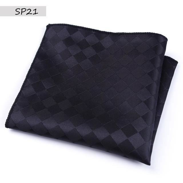 Mouchoirs De Poche Homme - Lot De 3 En Satin 22x22 Cm - Pour Costume Et Occasions