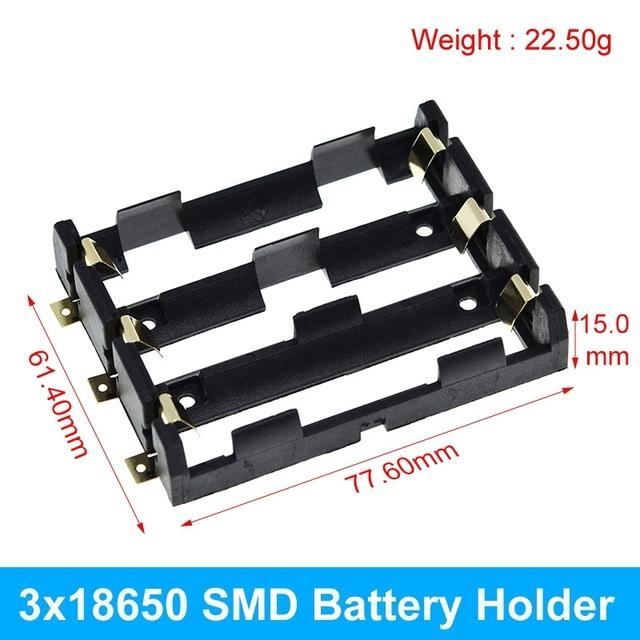 Batterie 74 Ah Coupleur Batterie 18650 Support Boitier 1 2 3 4 Piles Li-ion 3.7 Batterie Velo - Foto 11