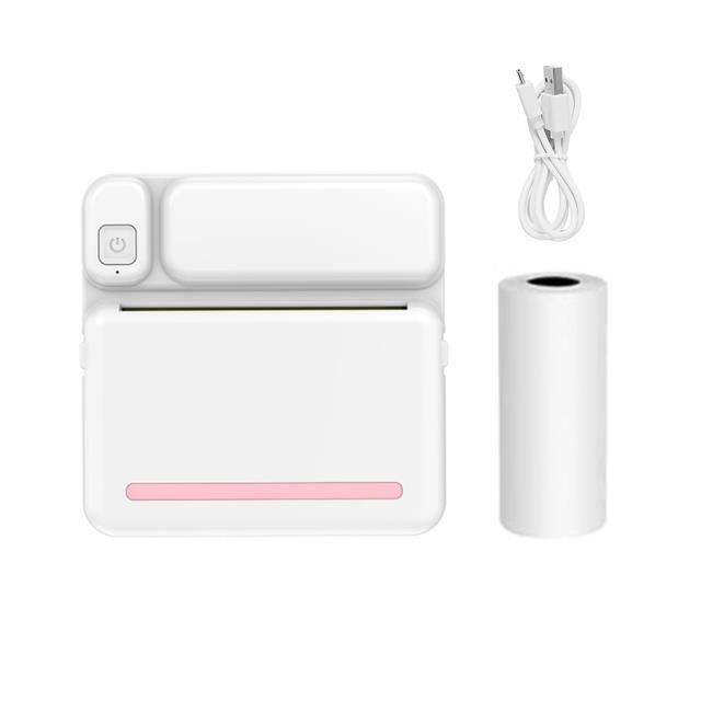 5 Pcs Mini-imprimante | Imprimante Thermique De Poche De Dessin Animé