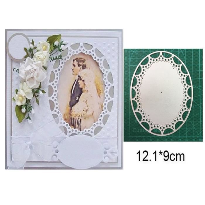 Matrices De Découpe Cadre Bulles Océan GLOBLELAND - Set De 2 Pour Scrapbooking Et Cartes - Métal