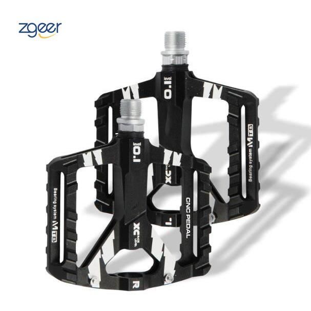 Lot De 2 Pédales De Vélo Plateforme 9/16" - Alliage Aluminium Antidérapant, Roulements Scellés