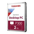 TOSHIBA - Disque dur Interne - P300 - 2To - 7200 tr/min - 3.5" Boite Retail (HDWD120EZST)-1