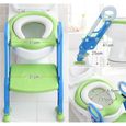 Réducteur de WC bébé enfant Siège de toilette échelle Chaise Step Pot éducatif Bleu-violet VINTEKY®-1