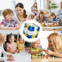Labyrinthe 3D avec Bille, Cube Puzzle Labyrinthe, Jeu Éducatif Anti Stress pour Développer la Pensée Logique et la Concentration, Convient aux Adultes et aux Adolescents, Cadeau de Noël (A