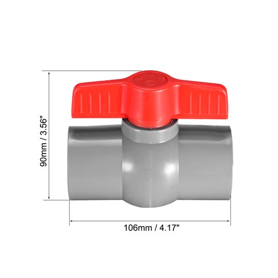 Accessoire Pneumatique Vanne à Bille Pneumatique 4mm - Lot De 2 Raccords Rapides En Alliage Zinc Pour Contrôle D'air Industriel Raccord Pneumatique 4mm