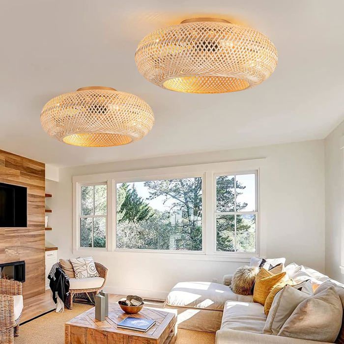 JIAODIE LED Ventilateurs De Plafond Avec Lampe Naturel Français Pays Bambou Tissé À Main Rotin Ventilateurs Lustre Silencieux Et Faible Bruit 3 Couleurs Dimmable Lumière À Suspension De Ventilateur JIAODIE LED Ventilateurs De Plafond Avec Lampe Naturel Français Pays Bambou Tissé À Main Rotin Ventilateurs Lustre Silencieux Et Faible Bruit 3 Couleurs Dimmable Lumière À Suspension De Ventilateur