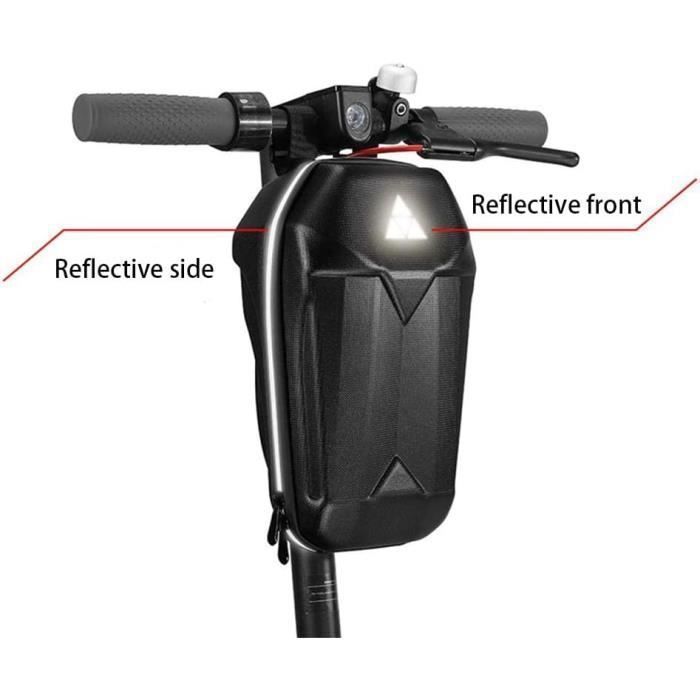 Sacoche Trottinette Electrique - Grande Capacité 3L - Noir - PU - EVA - Auto Sacoche Trottinette Electrique - Grande Capacité 3L - Noir - PU - EVA - Auto