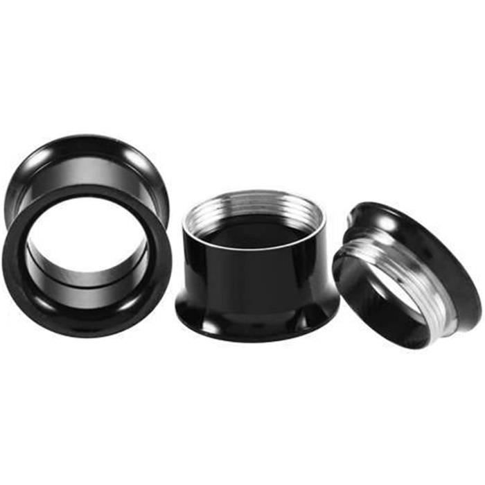 Écarteurs (tunnels) Pour Oreilles Beydodo - Acier Chirurgical - Tailles De 14G (1,6mm) à 1 3/16" (30mm) - Lot De 2 Pièces