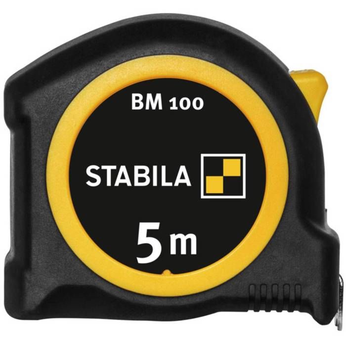 Mètre-ruban de poche STABILA BM 100 - graduation métrique - 5 m - 19568 ...