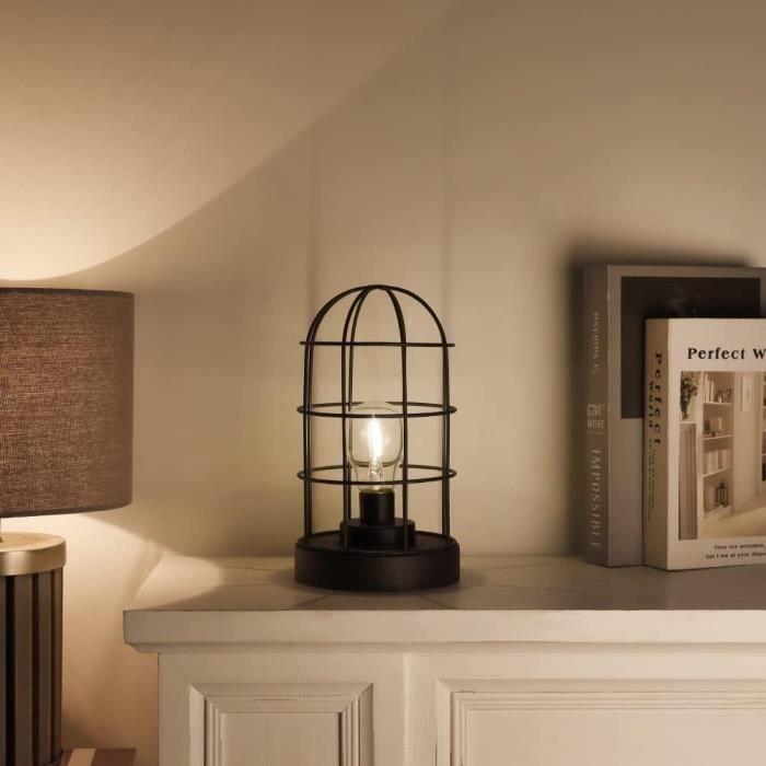 Lampe LED à piles en forme d'ampoule - Deco lumiere Couleur - Blanc -  Cdiscount Maison