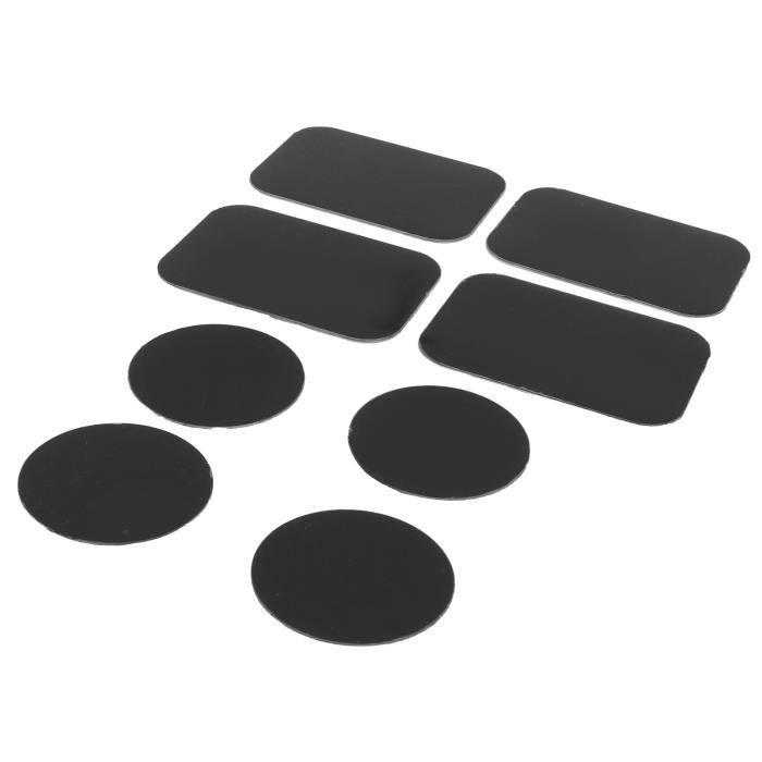 Kit 5 Plaques Métalliques Adhésives Fines Pour Support Magnétique Téléphone - Universelles, Facile à Coller