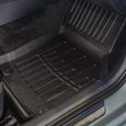3D Tapis De Sol En Caoutchouc Premium Compatible Avec Audi A4 (B8) 2008-2015 5pcs, Système de Fixation, Noir-2