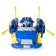 Véhicule transformable Pat Patrouille Mighty Pups - Chase - Figurine et projectiles inclus-2