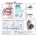 Siphon d’évier NEO AIR D40 Bi-injection avec prise machine à laver - WIRQUIN - 30722145-2