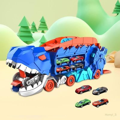 Jeux De Camions Dinosaures Pour Enfants De 3 à 8 Ans, Voiture De Transport Triceratops Avec 15 Figurines De Dinosaures Ufs De Dinosaure Tapis De Jeu Dactivite Jeu De Dinosaures Cadeaux De
