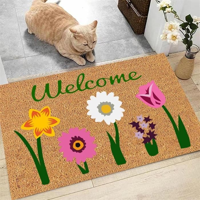Paillasson Coco Ancre Côtière – Tapis De Porte Extérieur Neuf Avec étiquettes