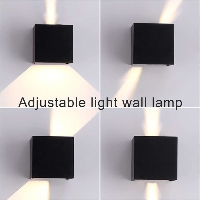 BESTA - Applique Murale Interieur/Exterieur 12W,Lampe Murale LED