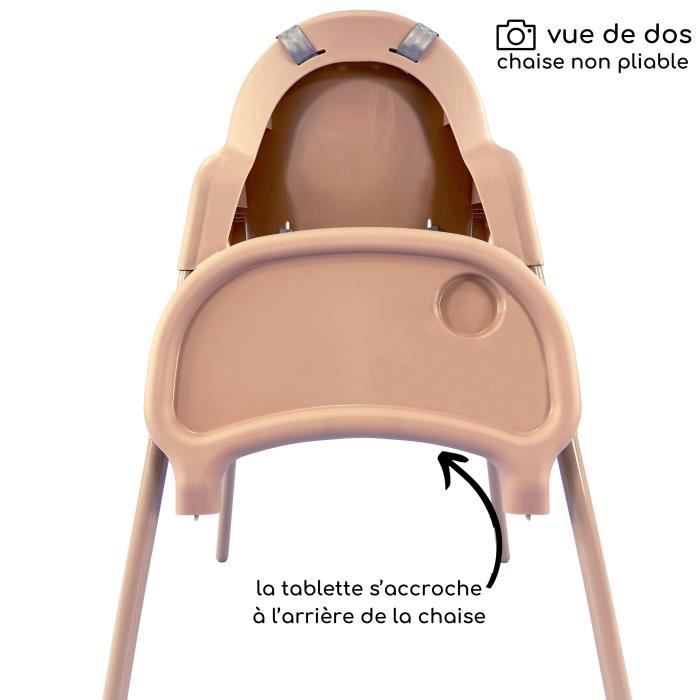 Bebeconfort Timba Chaise Haute Évolutive Bébé 6 Mois-10 Ans Jusqu'à 30kg - Bois Naturel, Plateau Amovible