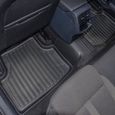 3D Tapis De Sol En Caoutchouc Premium Compatible Avec Audi A4 (B8) 2008-2015 5pcs, Système de Fixation, Noir-3