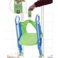 Réducteur de WC bébé enfant Siège de toilette échelle Chaise Step Pot éducatif Bleu-violet VINTEKY®-3