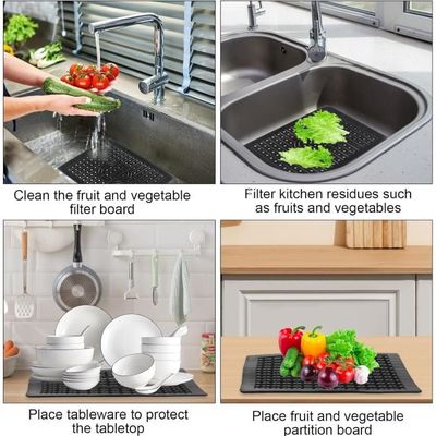 Générique Protège-Évier De Cuisine - Tapis Séparateur En Silicone Pour