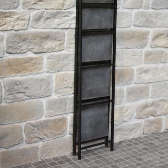 Etagere Echelle Escabeau Pliante Fer Et Zinc 175 Cm Achat Vente Etagere Murale Etagere Echelle Escabeau Cdiscount