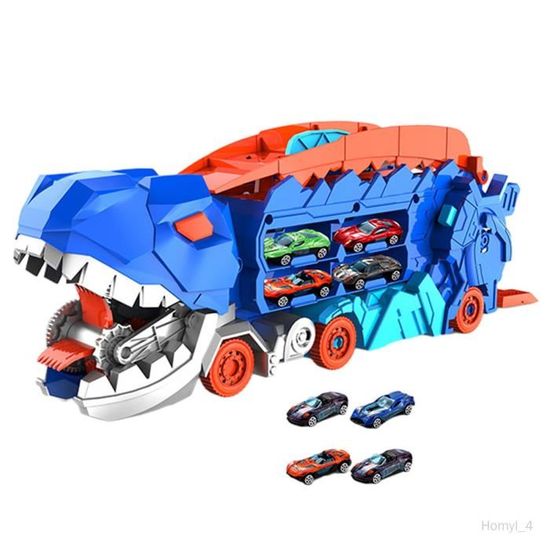 Cars Voiture Dinosaure Jouet De Camion De Transporteur,Camion De Dinosaure Cadeau Pour 3 4 5 6