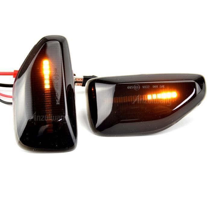 Clignotants LED Encastrés Pour Moto Suzuki - Paire De Feux Position Latéraux Ambre