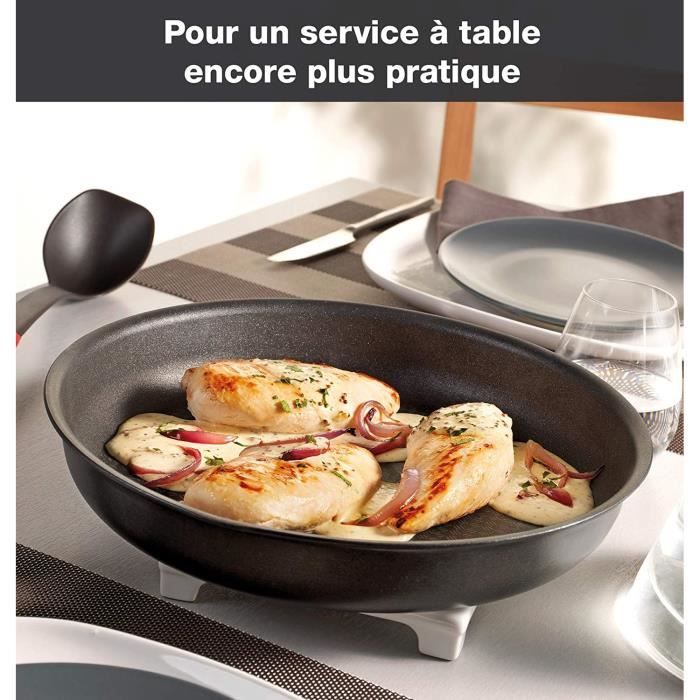 TEFAL INGENIO Batterie de cuisine 15 pcs, Induction, Revêtement  antiadhésif, Cuisson saine, Fabriqué en France, Daily Chef L7629902 -  Cdiscount Maison