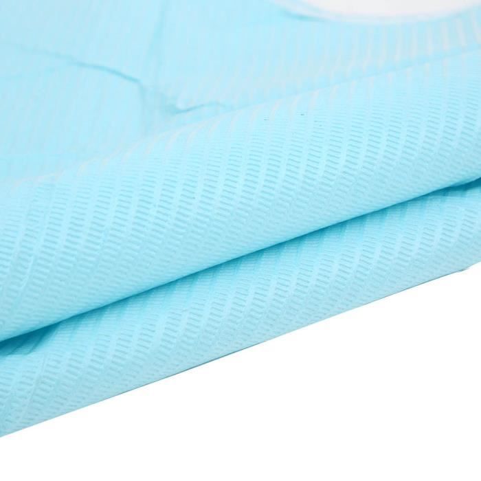 50 Bavoirs Jetables Imperméables Pour Dentiste Et Tatouage - 33x45 Cm - Protection Hygiénique
