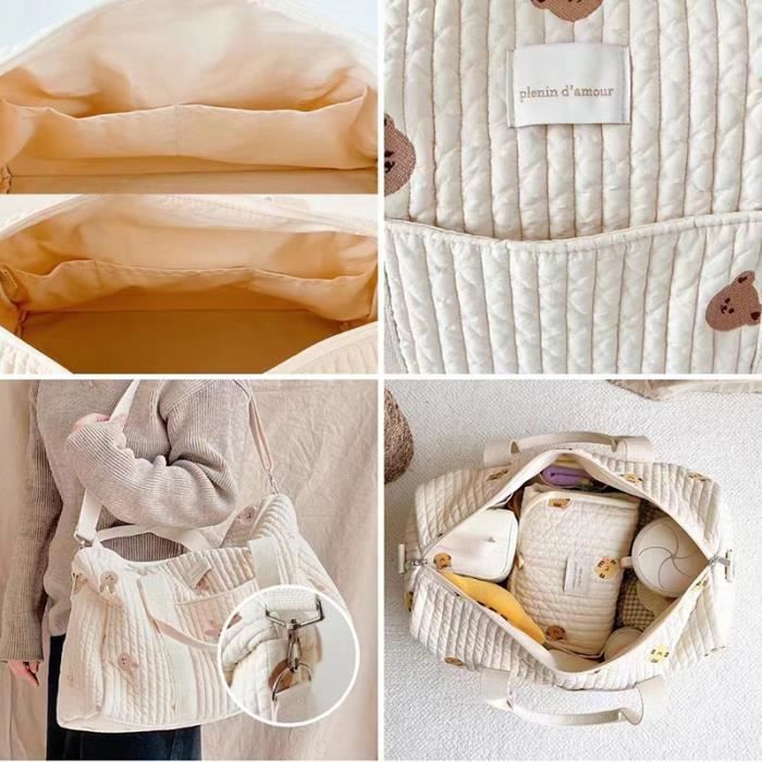 Acheter Sac fourre-tout pour maman, sac à couches de maternité, grande  capacité, organisateur de couches pour femmes, sac de poussette, sac à dos  de voyage pour soins de bébé, cadeaux pour maman