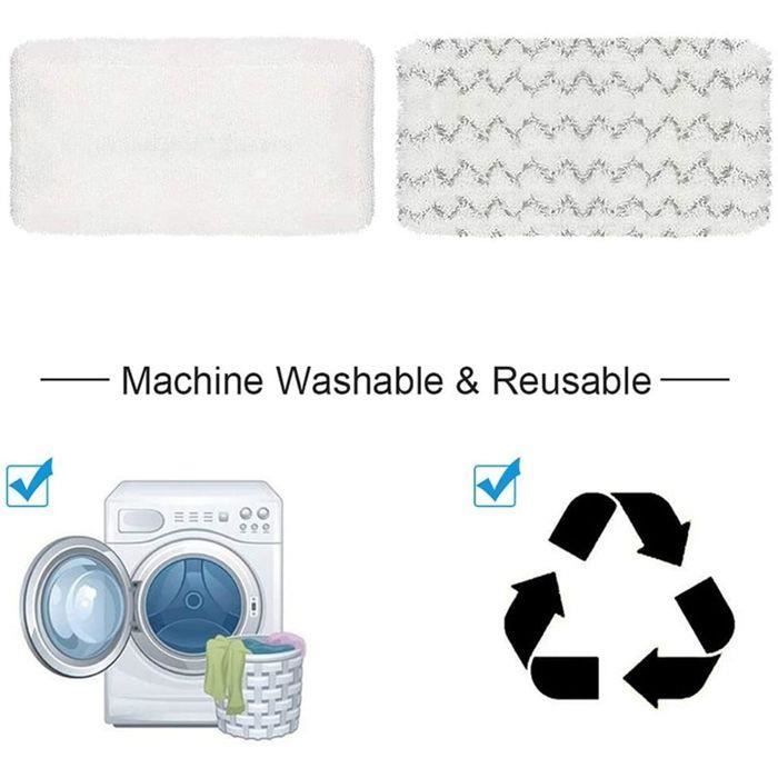 Lot De 100 Tampons Vadrouille Diversey EasyMop - Usage Unique, Microfibre, Format Rectangulaire