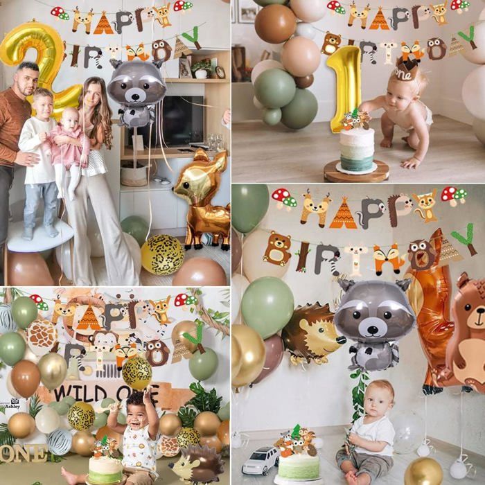 12 Serviettes Papier Thème Jungle Animaux pour Anniversaire Enfant 12 Serviettes Papier Thème Jungle Animaux pour Anniversaire Enfant