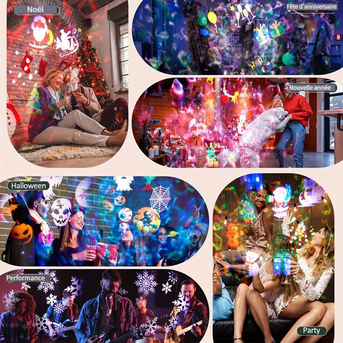 Projecteur LED RGB Extérieur 72W | App + Télécommande + Bluetooth | Couleurs Changeantes, Mode Musique - IP66 étanche Fête Jardin