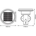 Applique extérieure LEDVANCE Endura Solar double circle 6 W = 600lm Acier - Détecteur de mouvement et de lumière-6