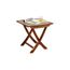 Petite Table Basse De Jardin Carree Bois Balau Noyer Achat