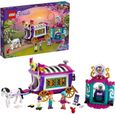 LEGO® Friends 41688 La roulotte magique avec cheval et mini-poupée, jouet parc d’attraction pour enfants-0